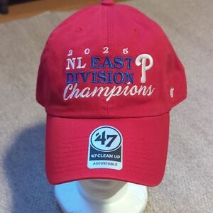 New Era Philadelphia Phillies 2025 NL East Division Champions Adj Hat NWT